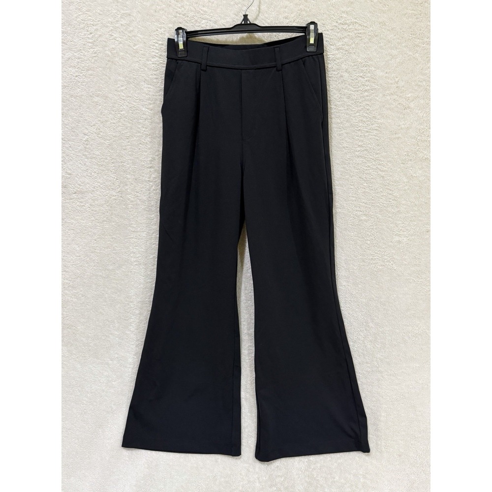 NWT Halara Black Wide‎ Leg Pleated Pants Size XS Petite Workwear Comfort